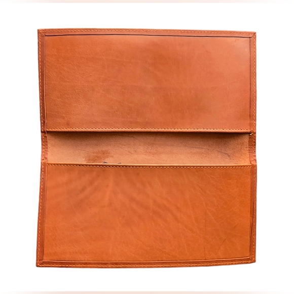 EUC Vintage Coach Combination Wallet Checkbook No. 4730 British Tan - Picture 15 of 16